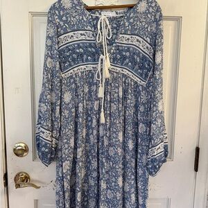 R. Vivimos Bohemian Maxi/ Midi Dress SZ L (12/14)